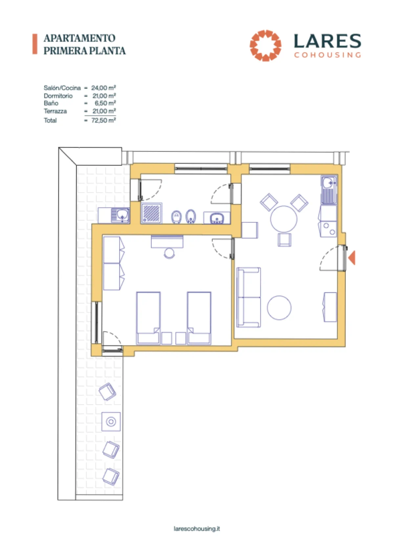 Plano Apartamento B