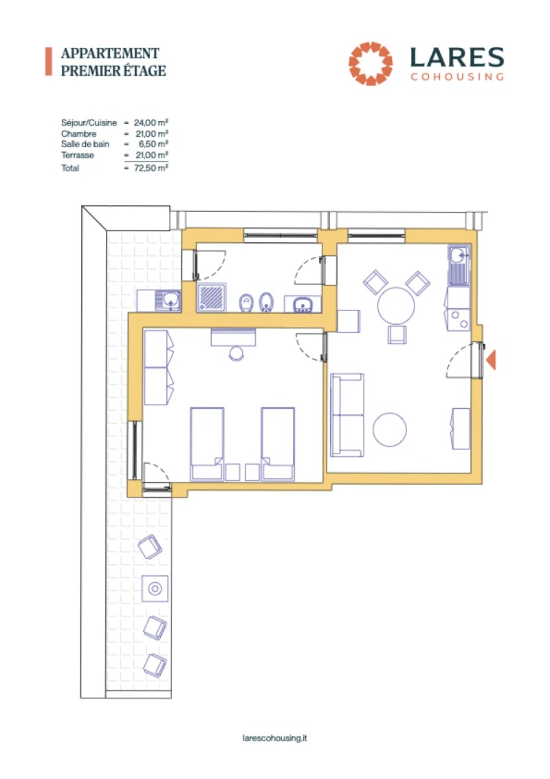 Plan Deux-pièces B